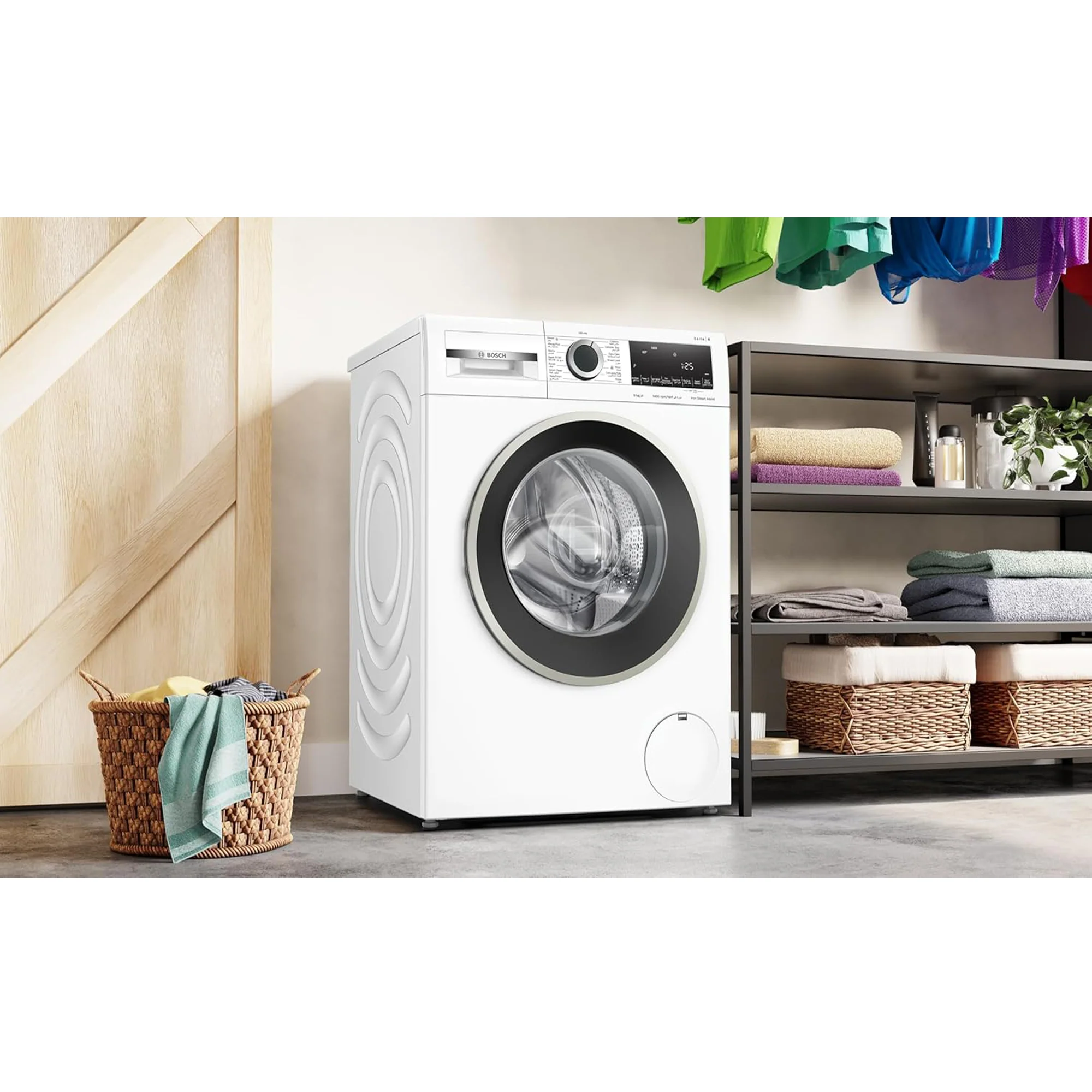 Bosch 9 kg Front Load Washing Machine – 1400 RPM EcoSilence Drive AntiStain SpeedPerfect WGA14400GC - Image 8