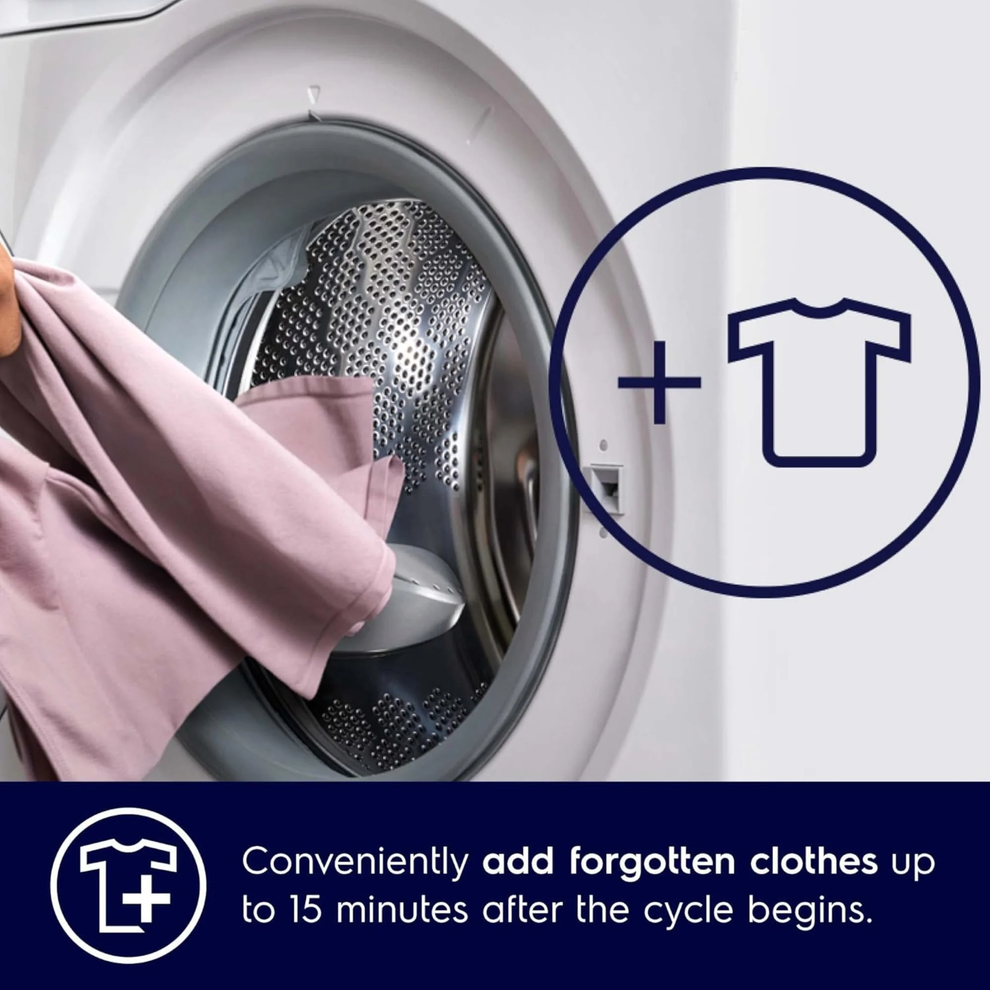 Electrolux 8 kg Front Load Washing Machine – 1200 RPM Inverter Motor SteamCare AutoSense EWF8241SBS - Image 8