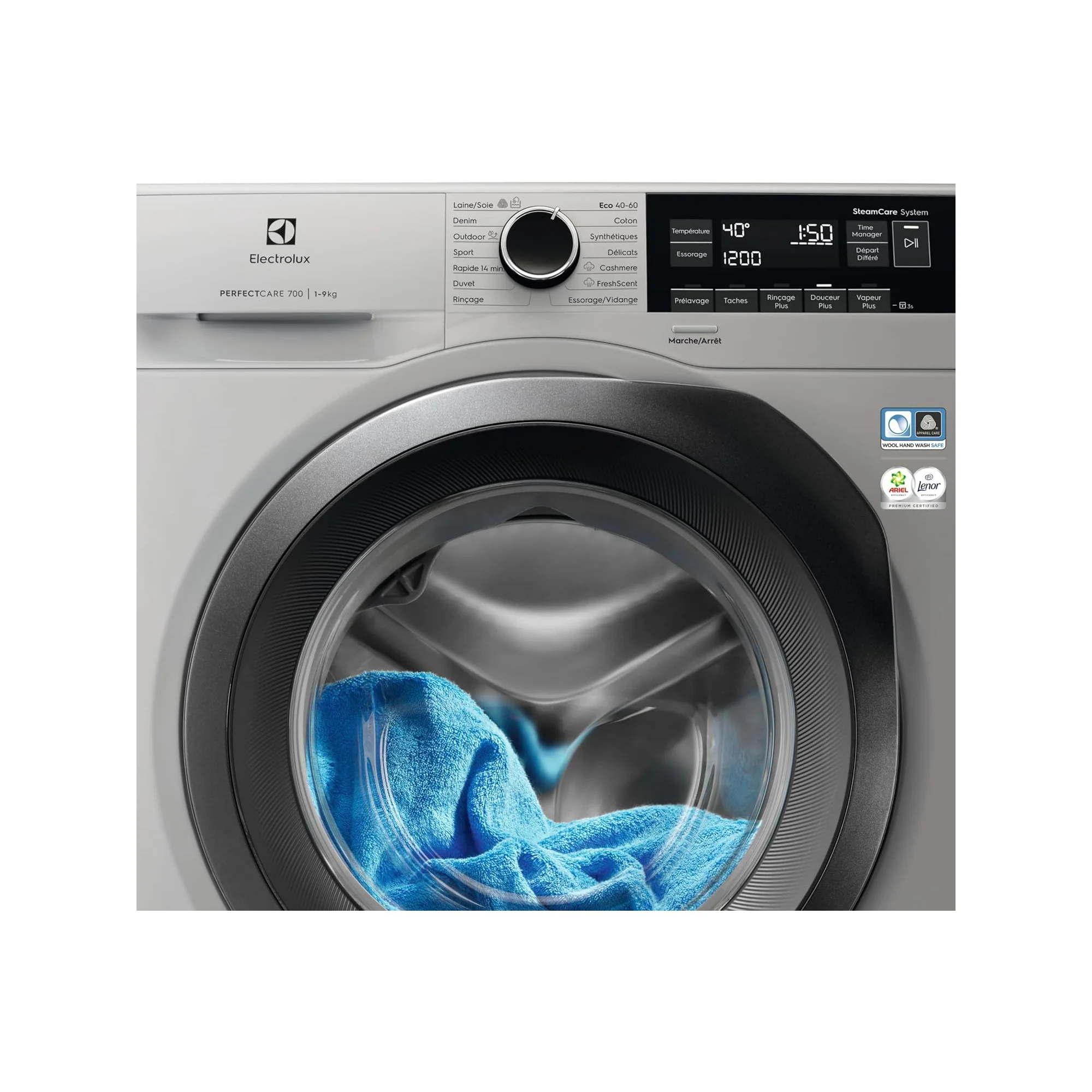 Electrolux 9KG Front Load Washing Machine 1400RPM – Inverter Motor Steam Care PerfectCare 700 EW7F3946LS - Image 2