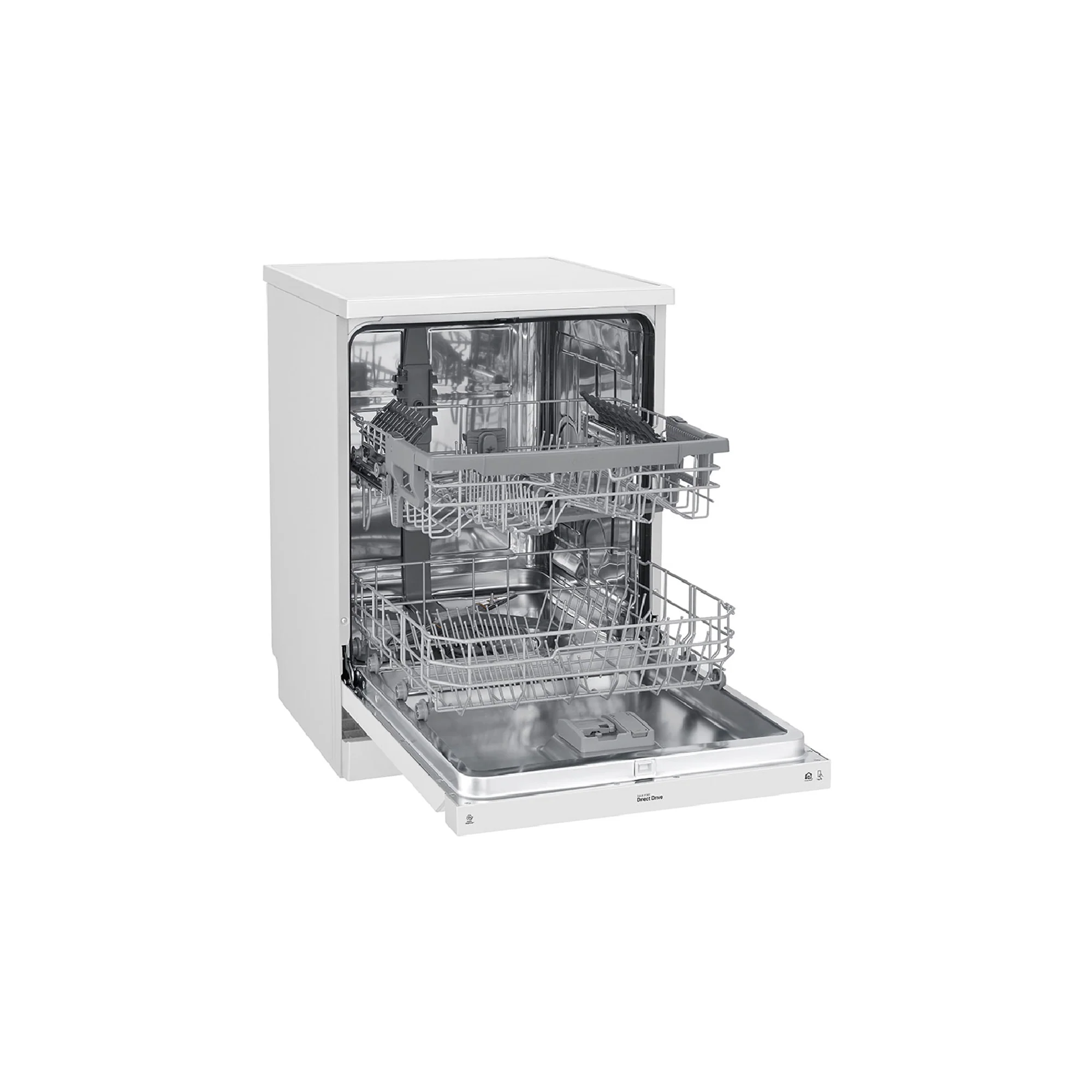 LG free standing 8 Prograams 14 Place Settings Dishwasher white DFB512FW - Image 4