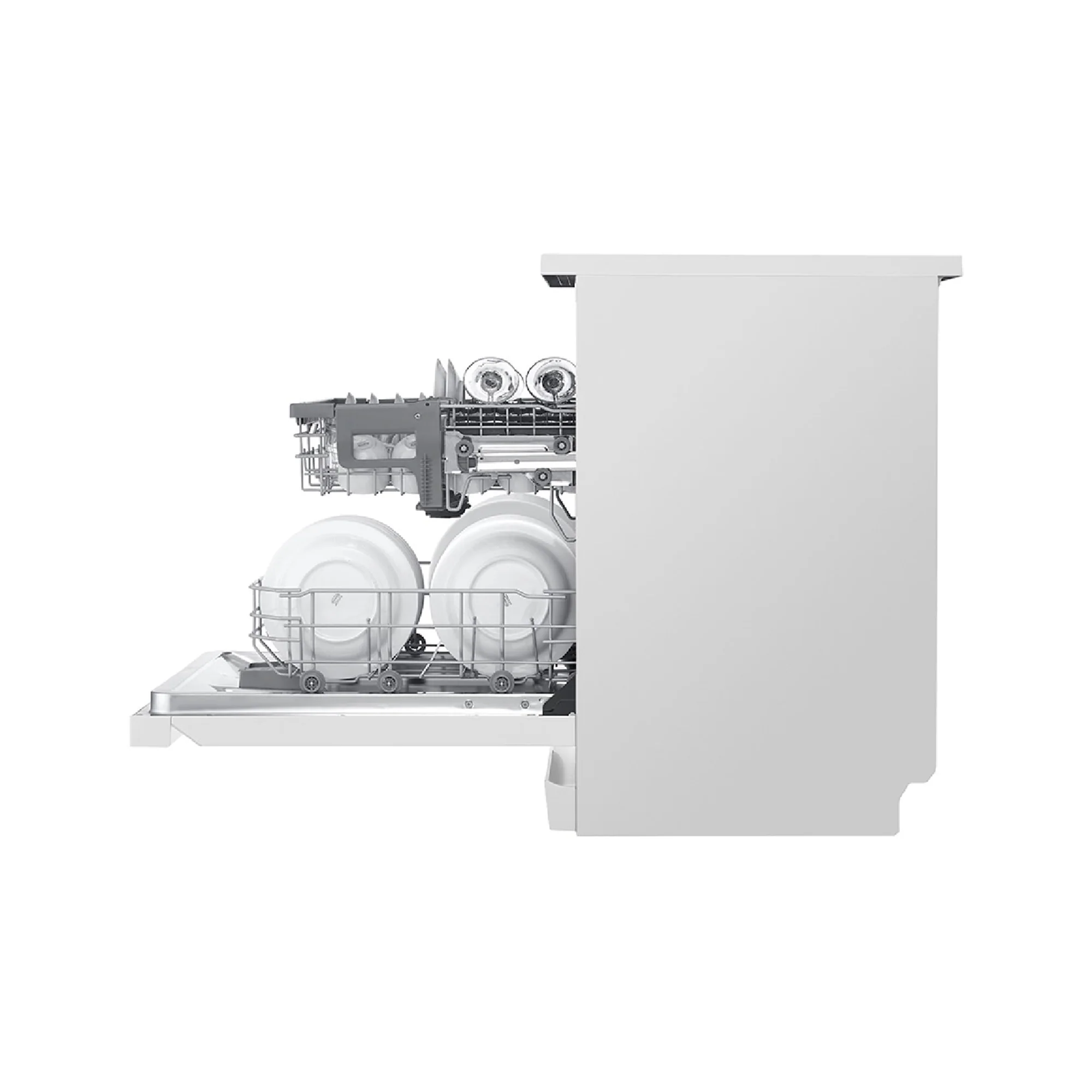 LG free standing 8 Prograams 14 Place Settings Dishwasher white DFB512FW - Image 6