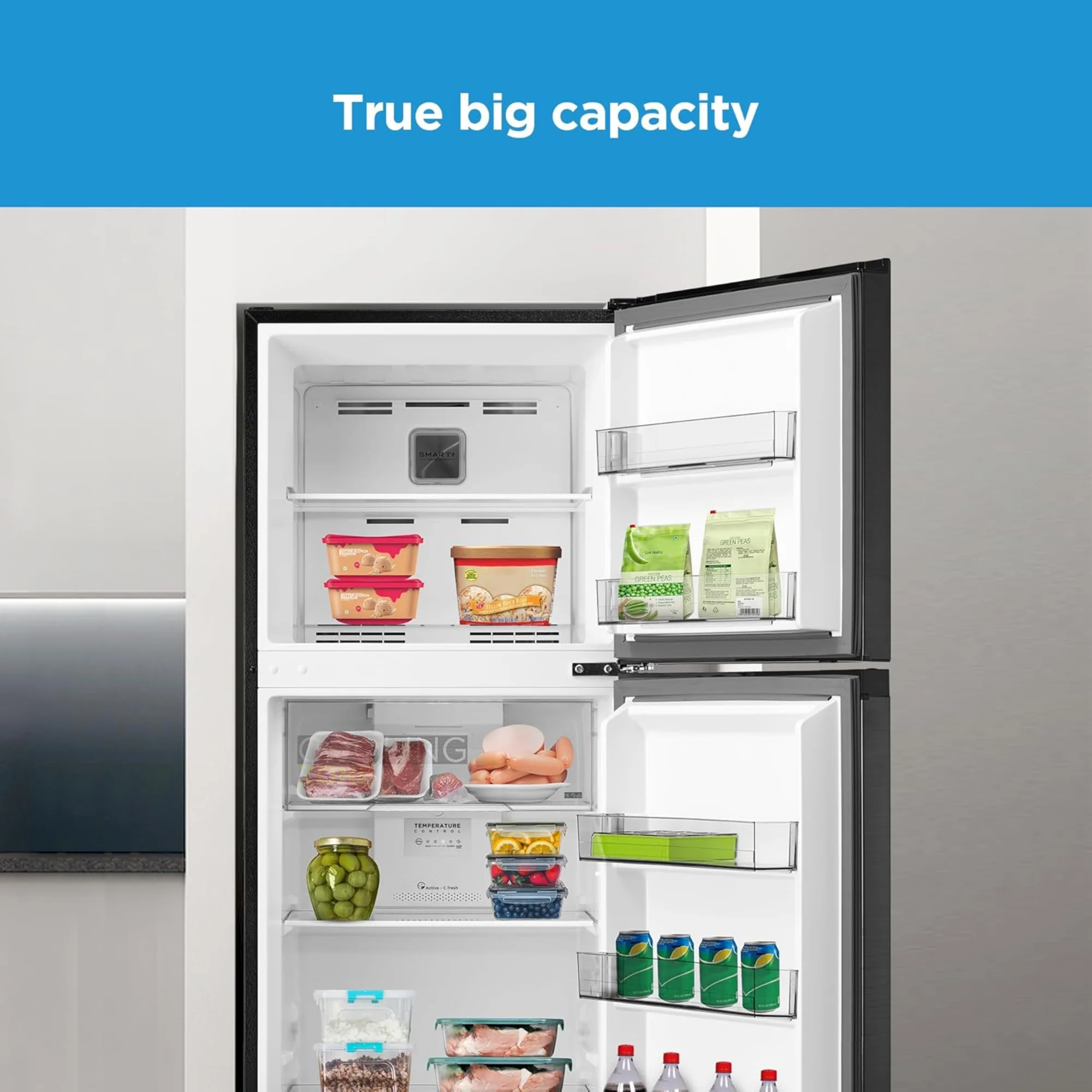 Midea 390 Liter Top Mount Refrigerator – No Frost Multi Air Flow Smart Sensor Electronic Control MDRT390MTE28 - Image 4