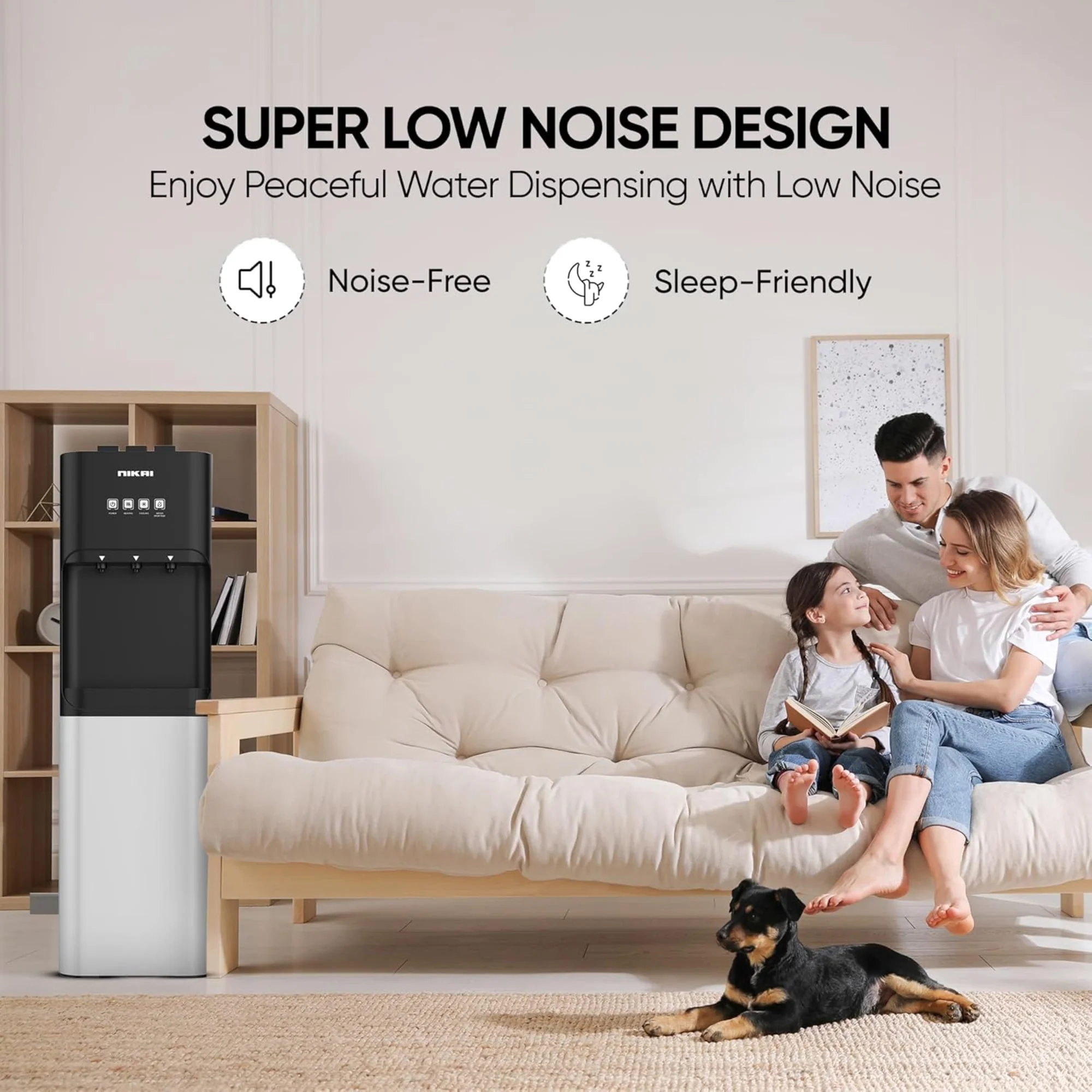 Nikai Bottom Load Water Dispenser – Hot Cold & Ambient Stainless Tank Child Lock NWD4000BS - Image 7