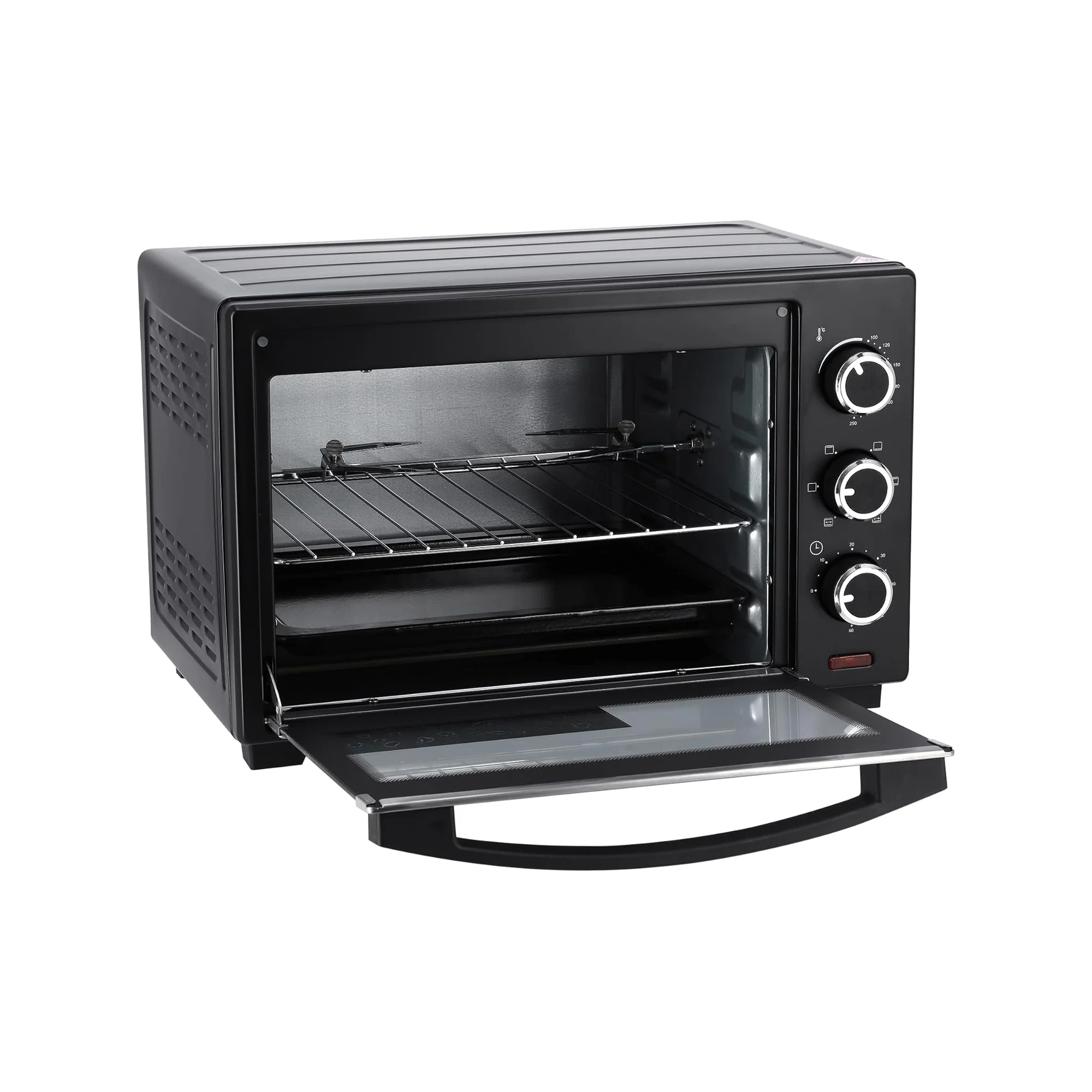 Olsenmark 24 Liter Electric Oven with Rotisserie – 1600W 6 Heating Stages 60-Min Timer Adjustable Temperature OMO2277 - Image 4