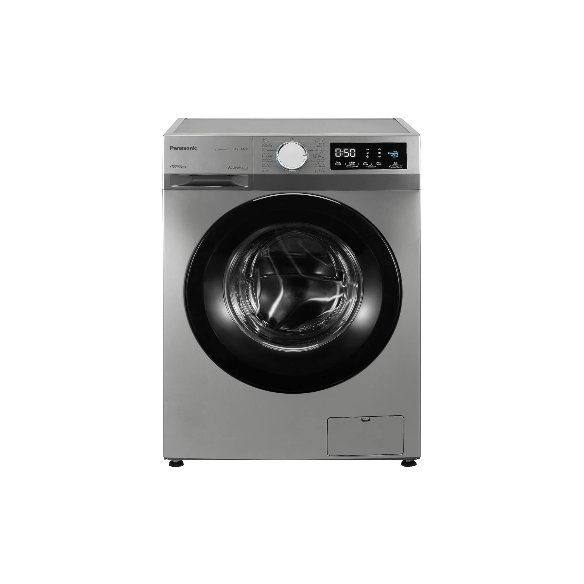 Panasonic 9kg Front Load Washing Machine – 1400 RPM  Inverter Motor Abaya Wash ActiveFoam NA-149MG4L