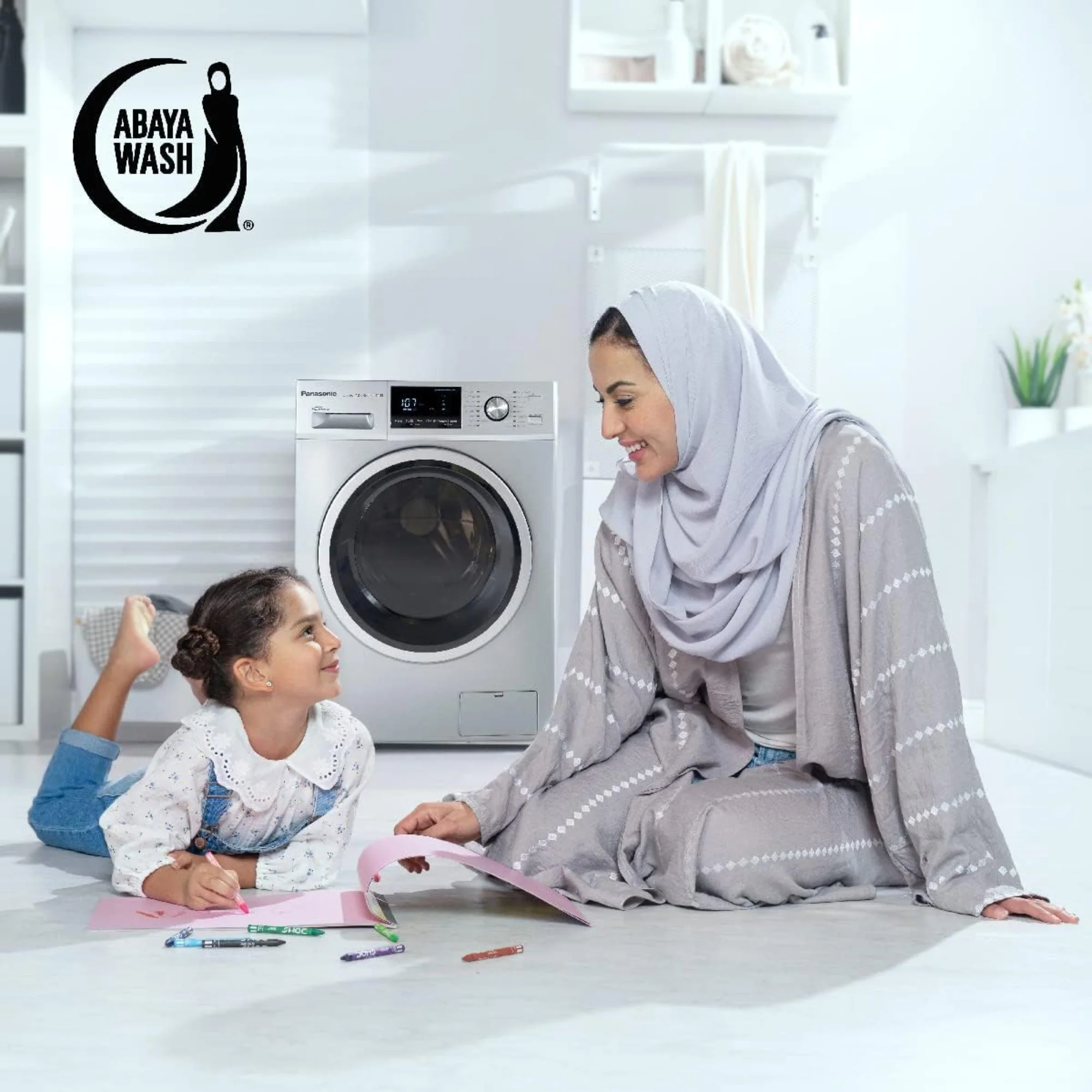 Panasonic 9kg Front Load Washing Machine – 1400 RPM  Inverter Motor Abaya Wash ActiveFoam NA-149MG4L - Image 4