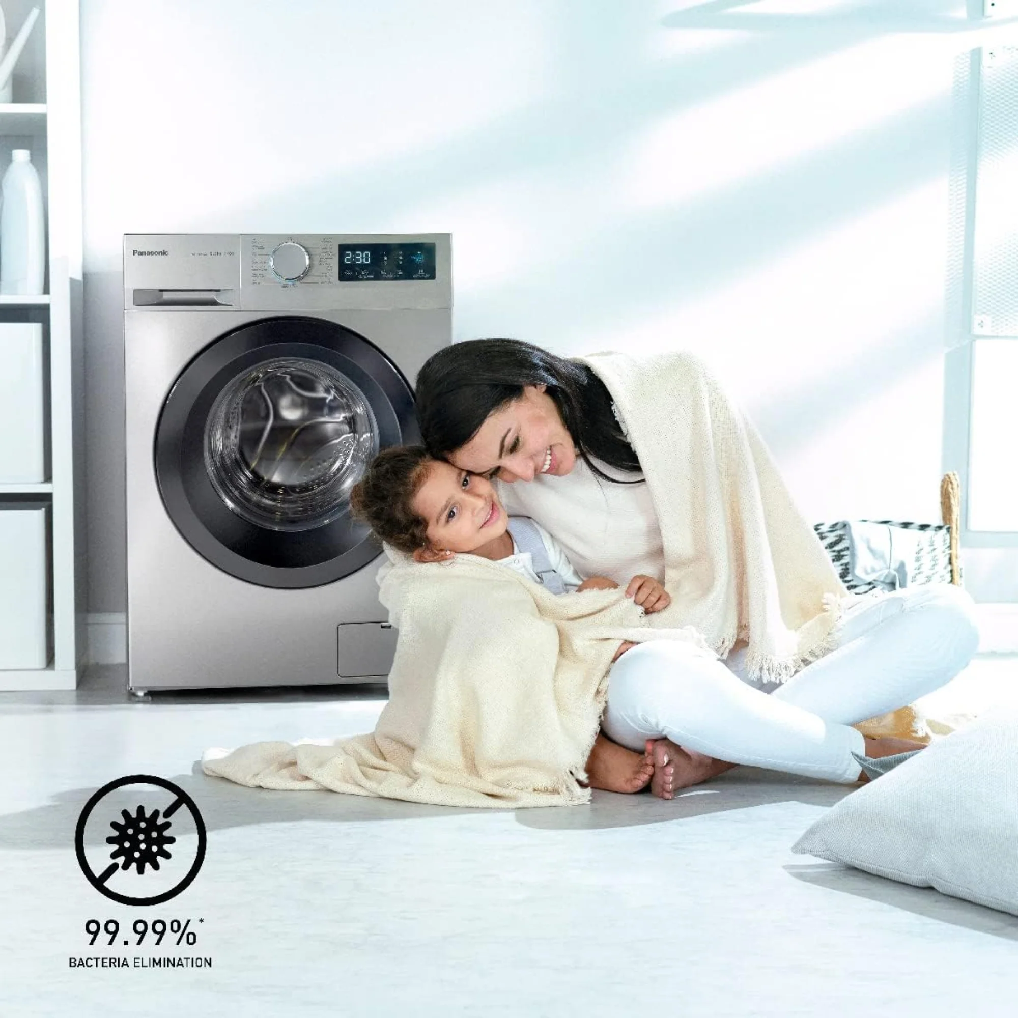 Panasonic 9kg Front Load Washing Machine – 1400 RPM  Inverter Motor Abaya Wash ActiveFoam NA-149MG4L - Image 5