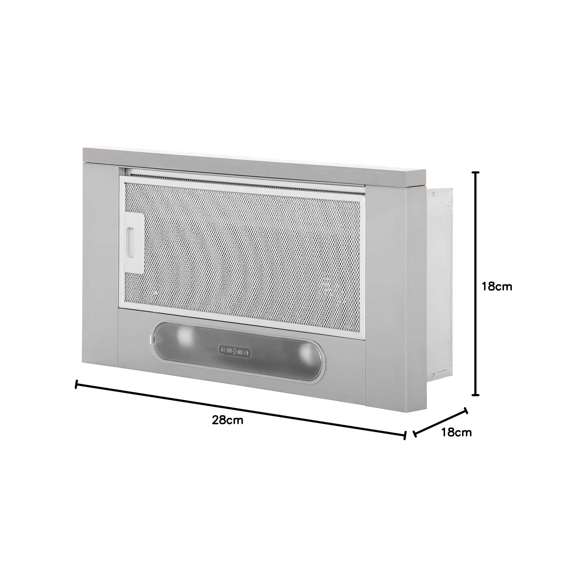 Samsung Built-In Telescopic Cooker Hood 60cm – 3 Speeds LED Lighting Washable Filter NK24M1030IS - Image 4