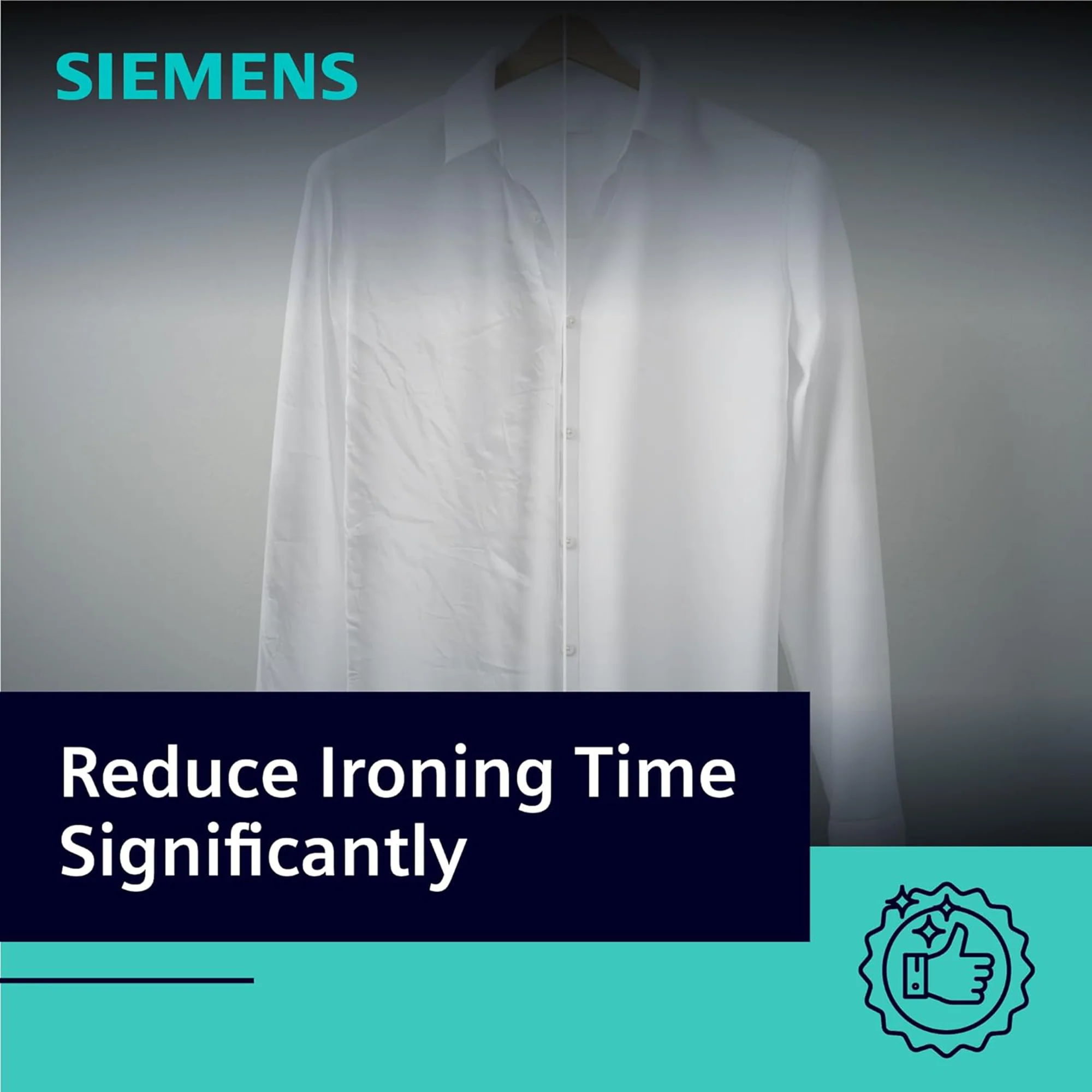 Siemens iQ300 Front Load Washing Machine 9kg 1400RPM iQdrive WG44A100GC - Image 5