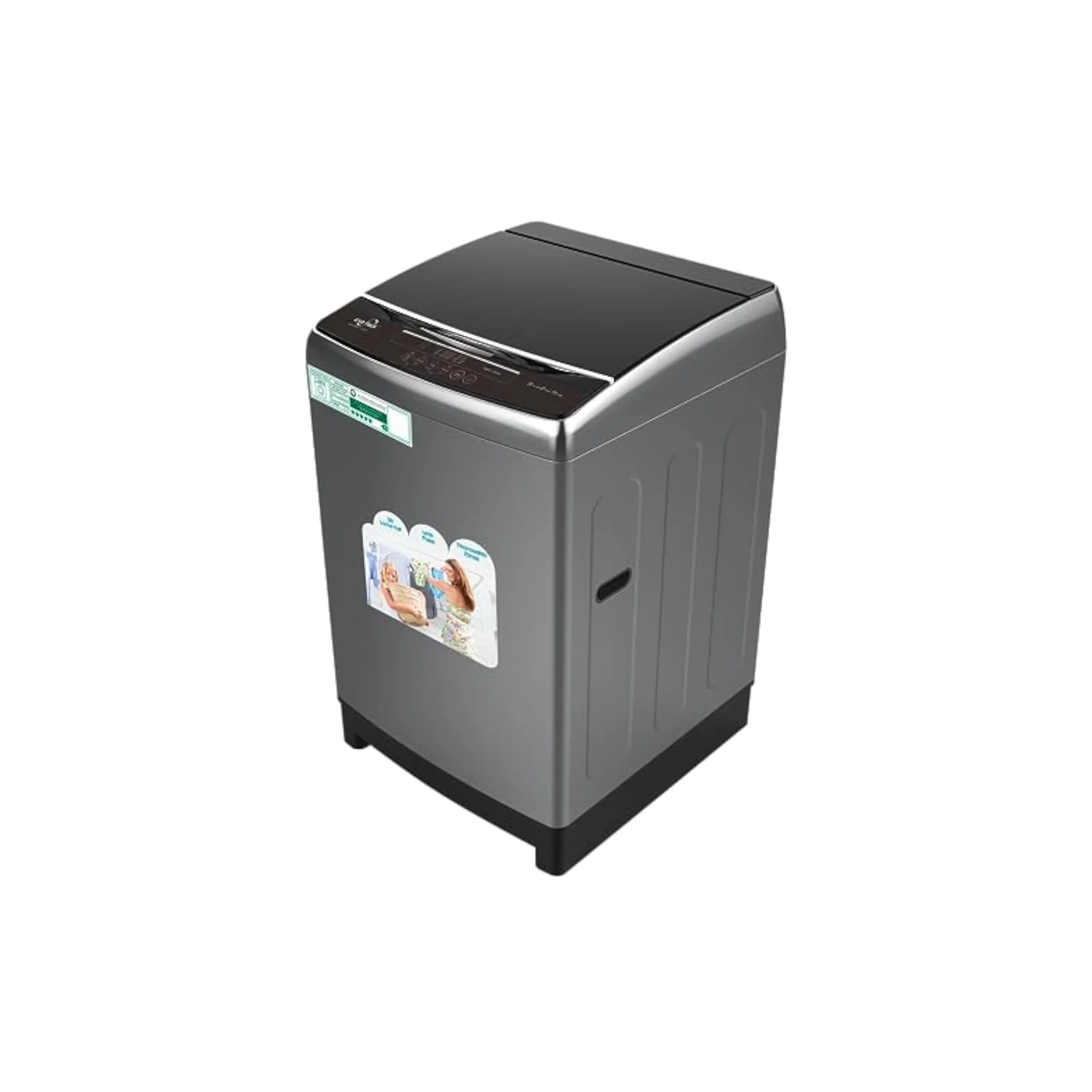 STAR TRACK 18 kg Top Load Automatic Washing Machine – Energy Saving Multi Programs Digital Control Titanium SW-1800ATT1-SK