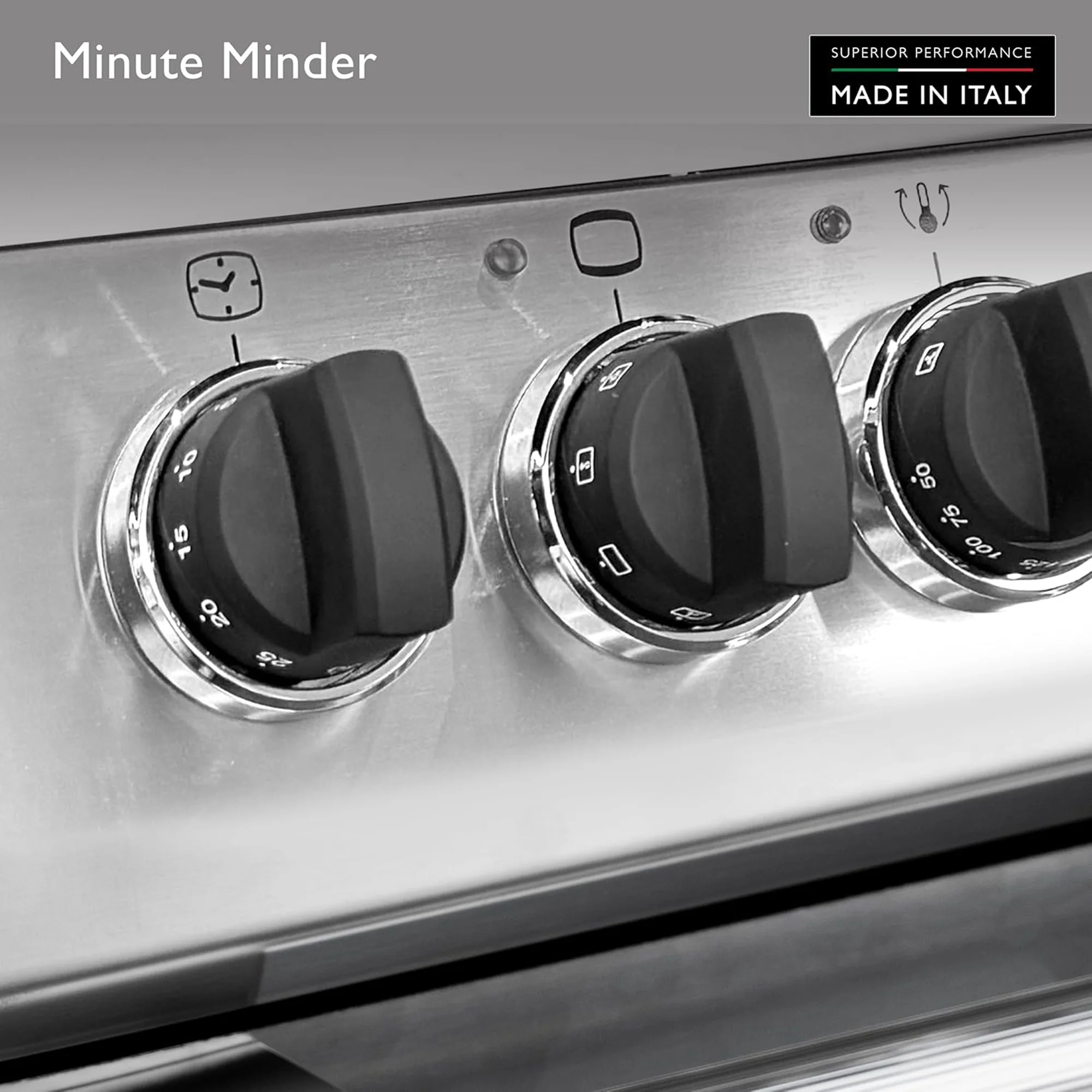Tecnogas Superiore 90×60 cm Freestanding Gas Cooker with 5 Burners – 133L Convection Fan Oven Stainless Steel N3X96G5VCF - Image 7