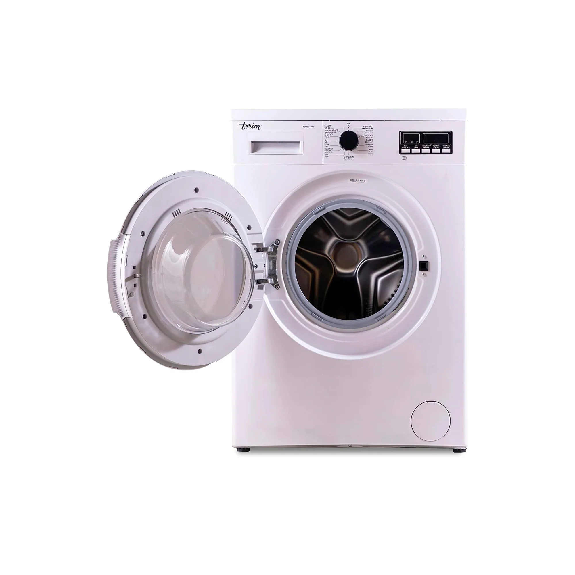 Terim Front Load Washing Machine 6kg 15 Programs 1000 RPM TERFL610VW - Image 3