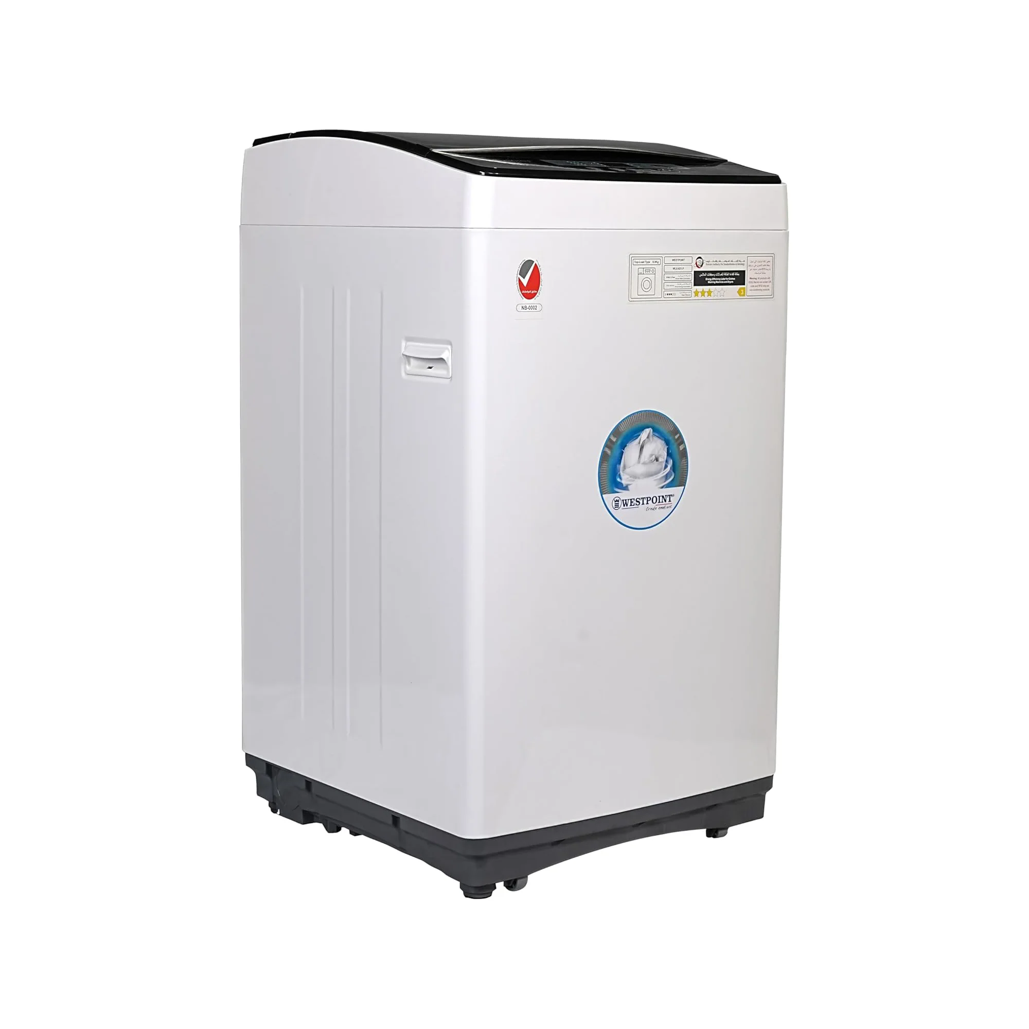 Westpoint Top Load Washing Machine 8KG – Fully Automatic 9 Programs LED Display WLX-821P - Image 2